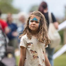 Face painting, Hinterland Adventure playground, Marara Street, Cooroy, 6 May 2022