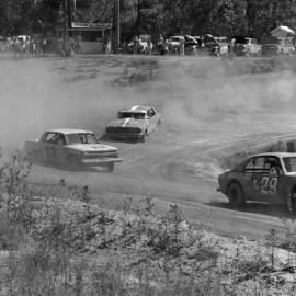 Car racing, speedway meeting, Caboolture, 28 January 1973