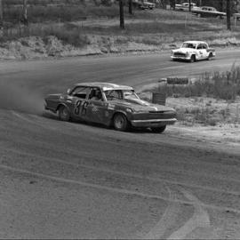 Car racing, speedway meeting, Caboolture, 28 January 1973