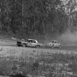 Car racing, speedway meeting, Caboolture, 28 January 1973