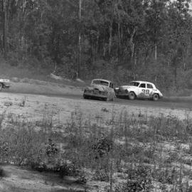 Car racing, speedway meeting, Caboolture, 28 January 1973