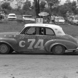 Car racing, speedway meeting, Caboolture, 28 January 1973
