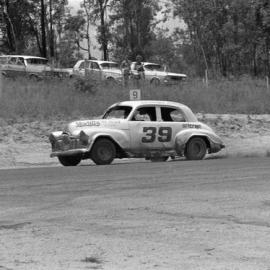 Car racing, speedway meeting, Caboolture, 28 January 1973