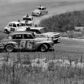 Car racing, speedway meeting, Caboolture, 28 January 1973