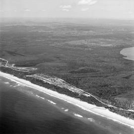 Aerial view, Marcus Beach, December 1972