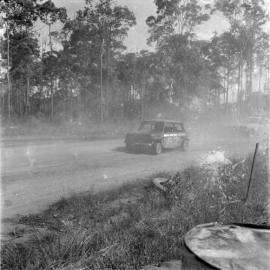 Car racing, Sunshine Coast Speedway, Wappa Falls Road, Yandina, 31 December 1972