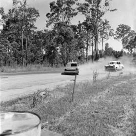 Car racing, Sunshine Coast Speedway, Wappa Falls Road, Yandina, 31 December 1972