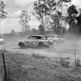 Car racing, Sunshine Coast Speedway, Wappa Falls Road, Yandina, 31 December 1972