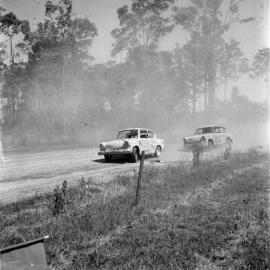 Car racing, Sunshine Coast Speedway, Wappa Falls Road, Yandina, 31 December 1972