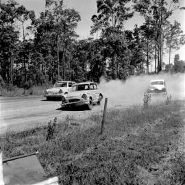 Car racing, Sunshine Coast Speedway, Wappa Falls Road, Yandina, 31 December 1972