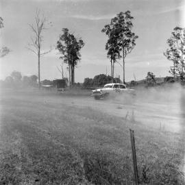 Car racing, Sunshine Coast Speedway, Wappa Falls Road, Yandina, 31 December 1972