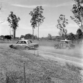 Car racing, Sunshine Coast Speedway, Wappa Falls Road, Yandina, 31 December 1972