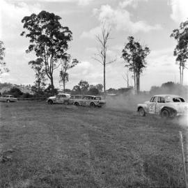 Car racing, Sunshine Coast Speedway, Wappa Falls Road, Yandina, 31 December 1972