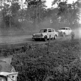 Car racing, Sunshine Coast Speedway, Wappa Falls Road, Yandina, 31 December 1972