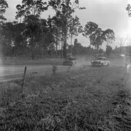 Car racing, Sunshine Coast Speedway, Wappa Falls Road, Yandina, 31 December 1972