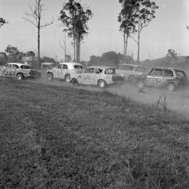 Car racing, Sunshine Coast Speedway, Wappa Falls Road, Yandina, 31 December 1972