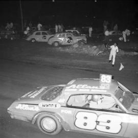 Car racing, Sunshine Coast Speedway, Wappa Falls Road, Yandina, July 1973