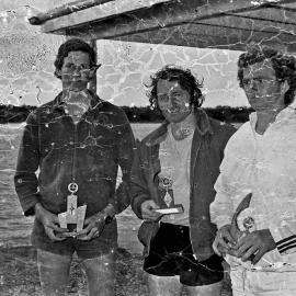Canoe race winners, Festival of Waters, Tewantin, 26 August 1973