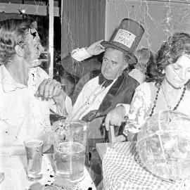 Diners, Fancy Dress Ball, Festival of Waters, Noosa Heads Bowls Club, Noosa Heads, 24 August 1973
