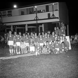 Coolum gymnastics team, Coolum State School, Coolum, November 1973