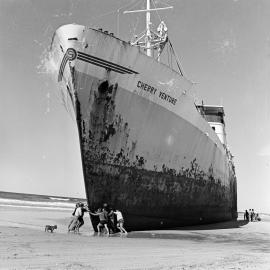 Cherry Venture, Teewah Beach, Noosa North Shore, August 1973
