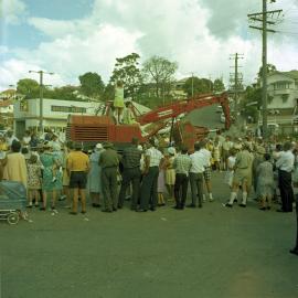 Excavator, Gympie Centenary Procession, Gympie, 14 October 1967