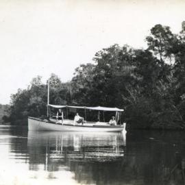 Boating party, Noosa River, ca 1930s