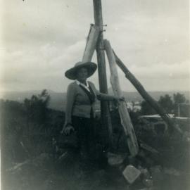 Enjoying the views, Noosa Hill, Noosa Heads, ca 1930s
