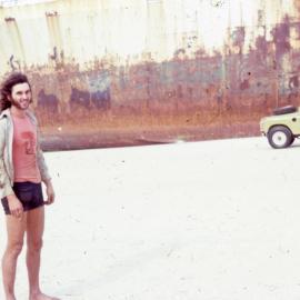 David Caddie, Cherry Venture, Teewah Beach, Noosa North Shore, May 1975