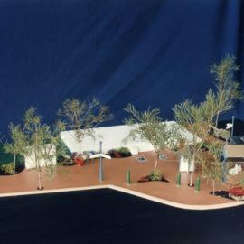 Farmers Seat and fountain, 21 Maple Street, Cooroy, 1996