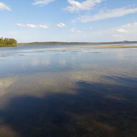 Entrance to Lake Weyba, Lake Weyba Drive, Noosaville, 17 September 2022