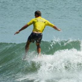 Competitor, Noosa Festival of Surfing, Noosa Main Beach, Noosa Heads, 14 March 2013