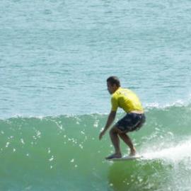Competitor, Noosa Festival of Surfing, Noosa Main Beach, Noosa Heads, 14 March 2013