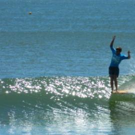 Competitor, Noosa Festival of Surfing, Noosa Main Beach, Noosa Heads, 14 March 2013