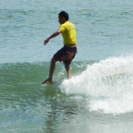 Competitor, Noosa Festival of Surfing, Noosa Main Beach, Noosa Heads, 14 March 2013