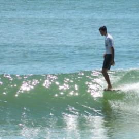 Competitor, Noosa Festival of Surfing, Noosa Main Beach, Noosa Heads, 14 March 2013