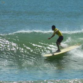Competitor, Noosa Festival of Surfing, Noosa Main Beach, Noosa Heads, 14 March 2013