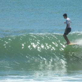 Competitor, Noosa Festival of Surfing, Noosa Main Beach, Noosa Heads, 14 March 2013