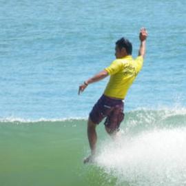 Competitor, Noosa Festival of Surfing, Noosa Main Beach, Noosa Heads, 14 March 2013