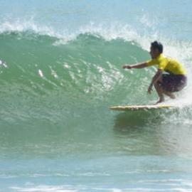 Competitor, Noosa Festival of Surfing, Noosa Main Beach, Noosa Heads, 14 March 2013