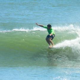 Competitor, Noosa Festival of Surfing, Noosa Main Beach, Noosa Heads, 14 March 2013