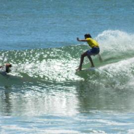 Competitor, Noosa Festival of Surfing, Noosa Main Beach, Noosa Heads, 14 March 2013