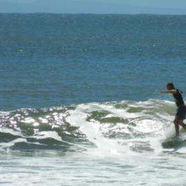 Competitor, Noosa Festival of Surfing, Noosa Main Beach, Noosa Heads, 14 March 2013