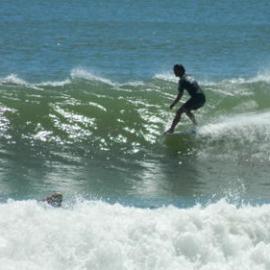 Competitor, Noosa Festival of Surfing, Noosa Main Beach, Noosa Heads, 14 March 2013