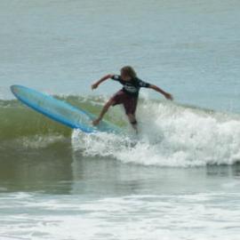 Competitor, Noosa Festival of Surfing, Noosa Main Beach, Noosa Heads, 14 March 2013