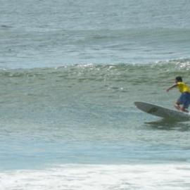 Competitor, Noosa Festival of Surfing, Noosa Main Beach, Noosa Heads, 14 March 2013