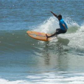Competitor, Noosa Festival of Surfing, Noosa Main Beach, Noosa Heads, 14 March 2013