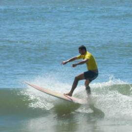 Competitor, Noosa Festival of Surfing, Noosa Main Beach, Noosa Heads, 14 March 2013