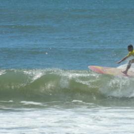 Competitor, Noosa Festival of Surfing, Noosa Main Beach, Noosa Heads, 14 March 2013