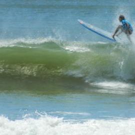 Competitor, Noosa Festival of Surfing, Noosa Main Beach, Noosa Heads, 14 March 2013
